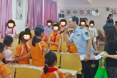 食安沁童心健康伴成长--岭背市场监管所开展“食